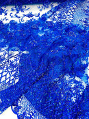 Modern Luxury Beaded Fabric 54” Wide