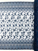 Modern Luxury Beaded Fabric 54” Wide
