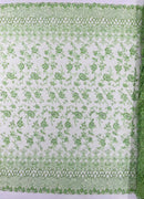 Modern Luxury Beaded Fabric 54” Wide
