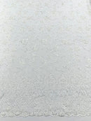 Modern Luxury Beaded Fabric 54” Wide