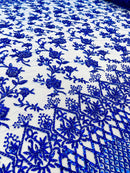 Modern Luxury Beaded Fabric 54” Wide