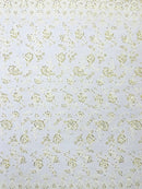 Modern Luxury Beaded Fabric 54” Wide