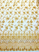 Modern Luxury Beaded Fabric 54” Wide