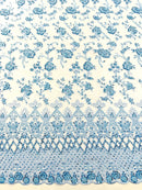 Modern Luxury Beaded Fabric 54” Wide