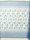 Modern Luxury Beaded Fabric 54” Wide