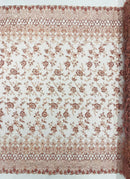 Modern Luxury Beaded Fabric 54” Wide