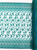 Modern Luxury Beaded Fabric 54” Wide