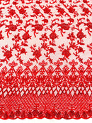 Modern Luxury Beaded Fabric 54” Wide