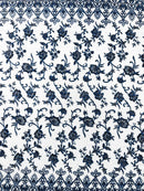 Modern Luxury Beaded Fabric 54” Wide