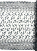 Modern Luxury Beaded Fabric 54” Wide