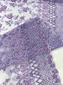 Modern Luxury Beaded Fabric 54” Wide