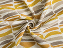 Mustard Geometric Upholstery Fabric - Outdoor & Indoor