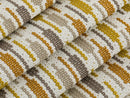 Mustard Striped Upholstery Fabric - Outdoor & Indoor