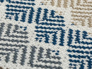 Navy Blue Chevron Upholstery Fabrics - Outdoor & Indoor