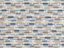 Navy Blue Striped Upholstery Fabric - Outdoor & Indoor