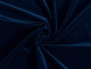 Navy Blue Velvet Upholstery Fabric - Soft & Luxurious