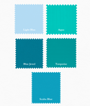 Supreme Solids - One Yard Bundle - 5 pack (Ocean Blues)