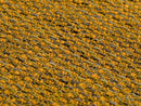 Ochre Woven Upholstery Fabric - Durable & Heavy