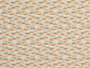 Orange Striped Upholstery Fabric - Outdoor & Indoor