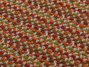 Orange Outdoor Upholstery Fabrics - Linen Look & Woven