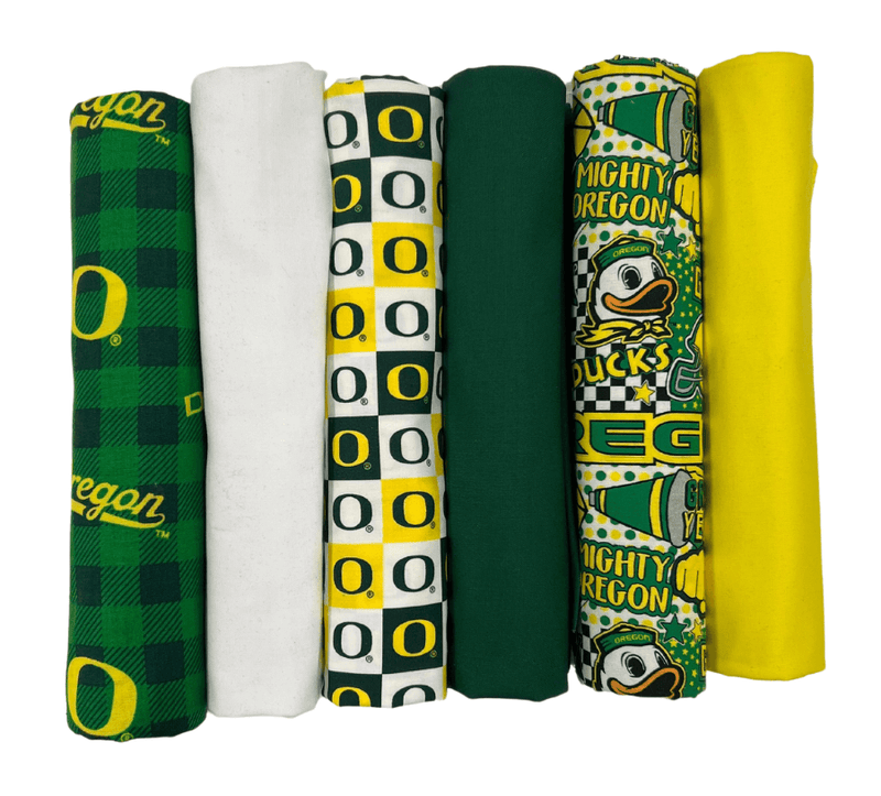 Oregon Ducks - One Yard Bundle - 6 pack