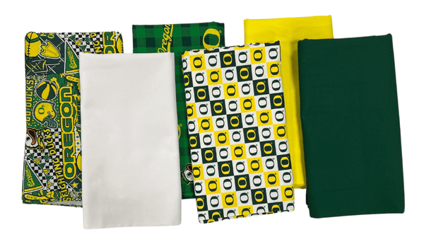 Oregon Ducks - One Yard Bundle - 6 pack