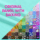 Hidden Pictures Blue Minky Quilt Panel - Original