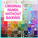 Hidden Pictures Blue Minky Quilt Panel - Original