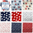 Patriotic Stars - 5x5 Charm Pack (42 Squares)