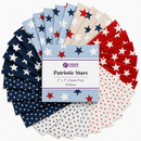 Patriotic Stars - 5"x5" Charm Pack (42 Squares)