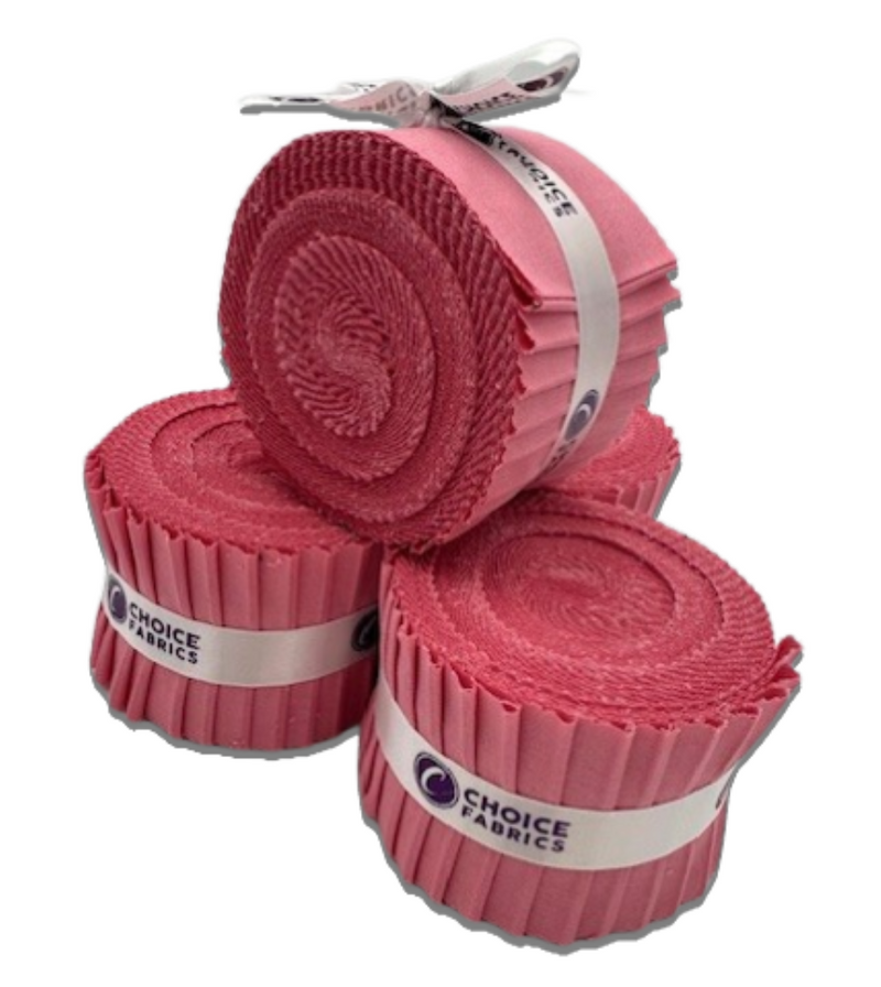 Supreme Solids - 2.5" Roll - Flamingo Pink (20 cuts)