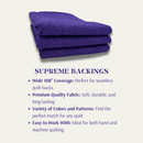 Grain of Color 108" Supreme Backings - Purple