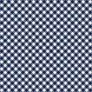Barely Basics Gingham Quilting Cuddle Navy Fabric Per Yard