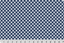 Barely Basics Gingham Quilting Cuddle Navy Fabric Per Yard
