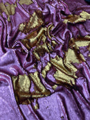 Reversible Color Changing Sequin Fabric| 54" Wide| Stretch Polyester Spandex.
