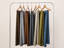 Blue Boucle Upholstery Fabric - Cozy & Modern