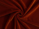 Rust Velvet Upholstery Fabric - Soft & Luxurious