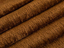 Saddle Brown Chenille Upholstery Fabric - Textured & Silky