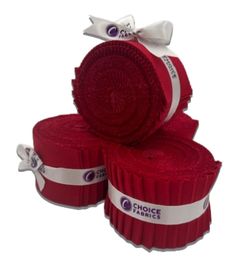 Supreme Solids - 2.5" Roll - Scarlet (20 cuts)