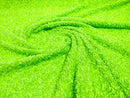 All-Over 5mm Shiny Sequins Stretch Velvet 54" Wide| New Creations Fabric & Foam Inc.
