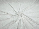 All-Over 5mm Shiny Sequins Stretch Velvet 54" Wide| New Creations Fabric & Foam Inc.