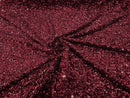 All-Over 5mm Shiny Sequins Stretch Velvet 54" Wide| New Creations Fabric & Foam Inc.