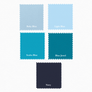 Supreme Solids - 2.5" Roll - Shades of Blue (40 Strips)