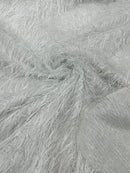 Shaggy Jacquard Faux Ostrich Eye Lash 54" Wide| New Creations Fabric & Foam Inc.