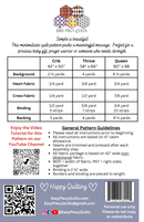 Simple Faith Quilt Pattern