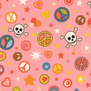 Mix Medley - Skulls & Peace Signs - Flannel