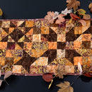 Standout Stars in Falling Leaves Quilted Table Runner Precut Quilt Kit
