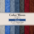 Color Waves Storm 5" x 5" Charm Pack - 42 Squares