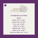 Choice Supreme Batting - 80/20 Cotton/Poly Blend