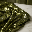 Sword Sequin - 54” Wide – Iridescent Flip Sequin Stretch Fabric